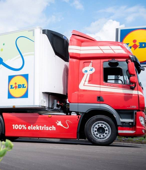 Elektrische vrachtwagen