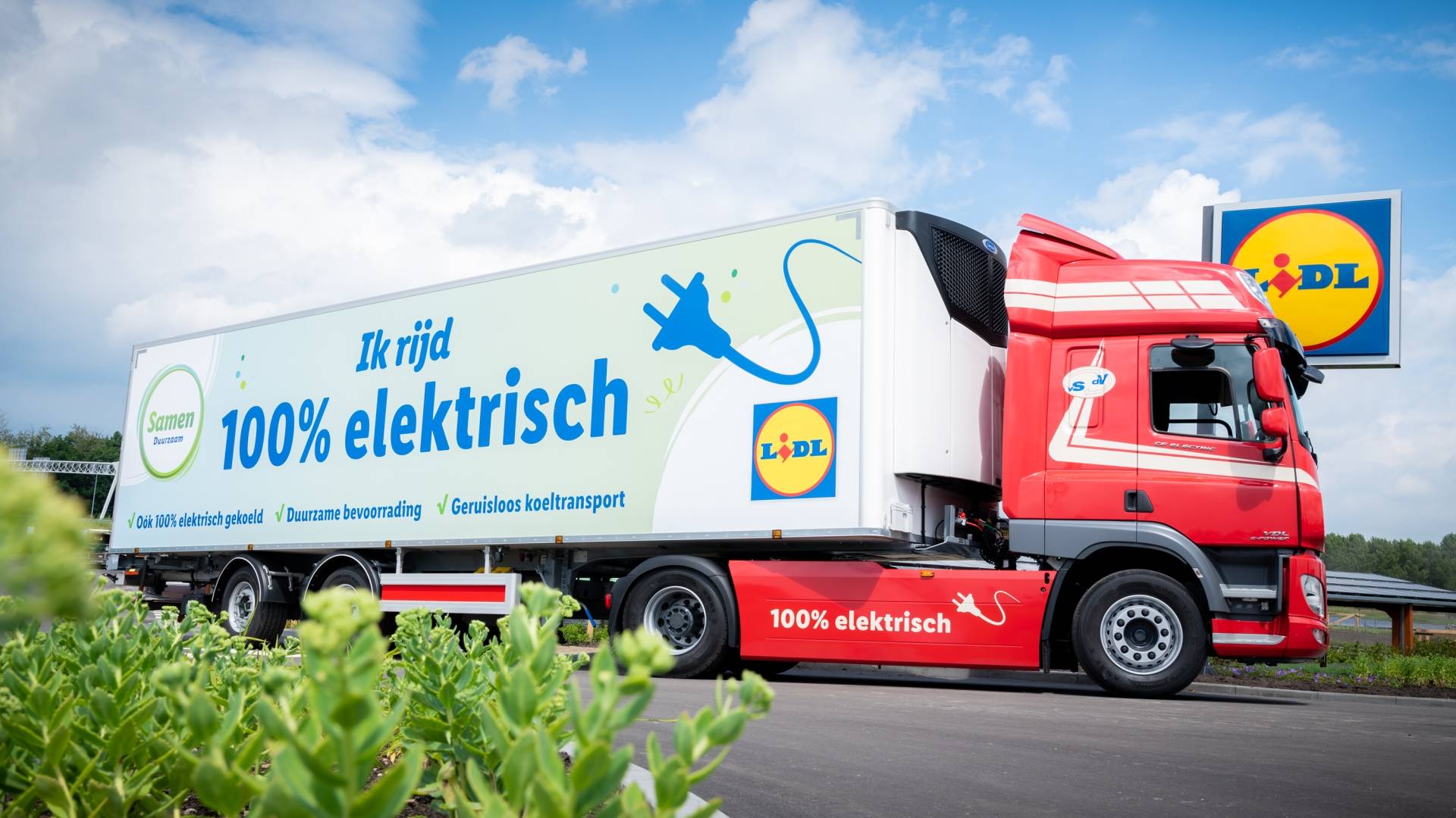 Vrachtwagen Lidl