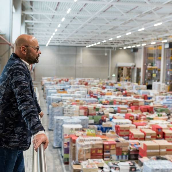 Het distributiecentrum in Oosterhout