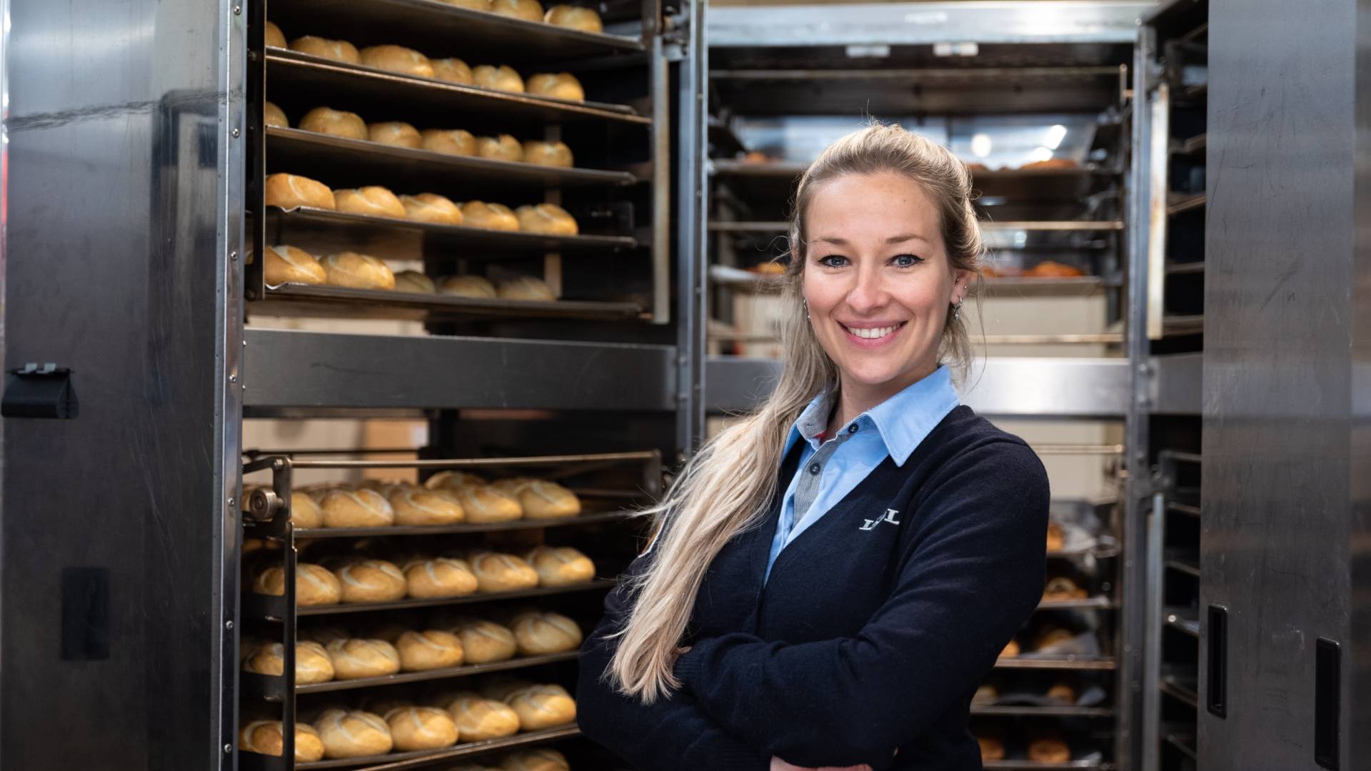 Supermarktmanager in het filiaal